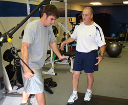 Jay works with client