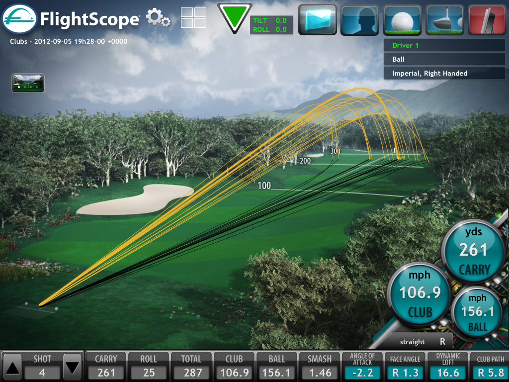 Flightscope Distance Gapping